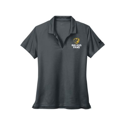 Women's Nike Dri-FIT Micro Pique 2.0 Polo- Anthracite