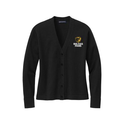 Brooks Brothers® Women’s Cotton Stretch Cardigan Sweater- Black