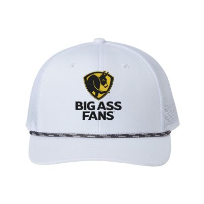 The Game Rope Trucker Hat - White/White