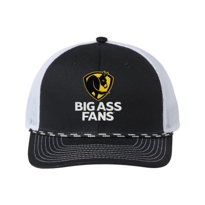 The Game Rope Trucker Hat - Black/White